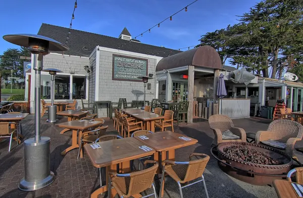 Half Moon Bay Brewing Company harbor view