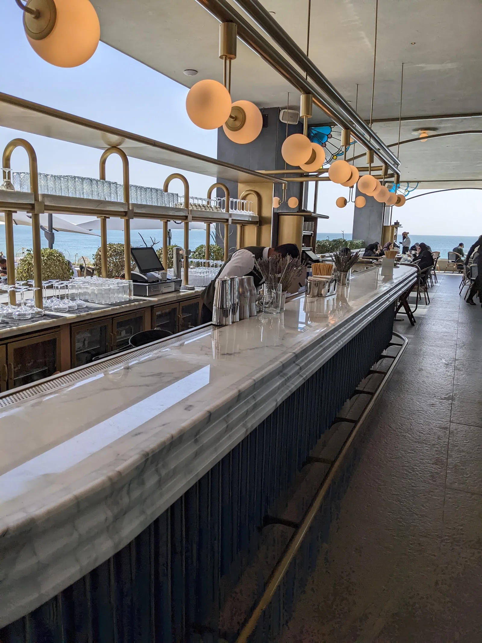 Belgravian Brasserie Al Khobar — French brasserie dining room