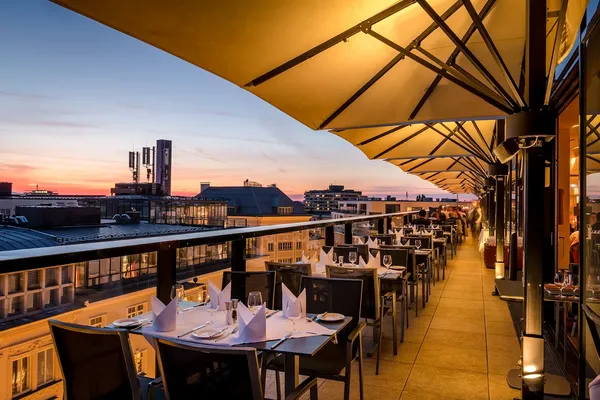 IMLAUER Sky Bar Restaurant Salzburg rooftop panorama
