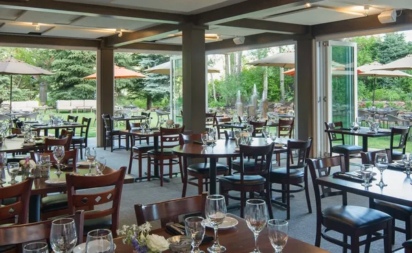Grill at Knob Hill Ketchum Idaho hotel fine dining restaurant interior
