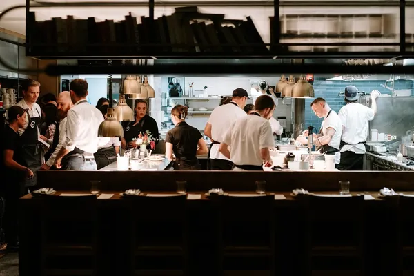 Twelve restaurant Portland Maine interior dining room