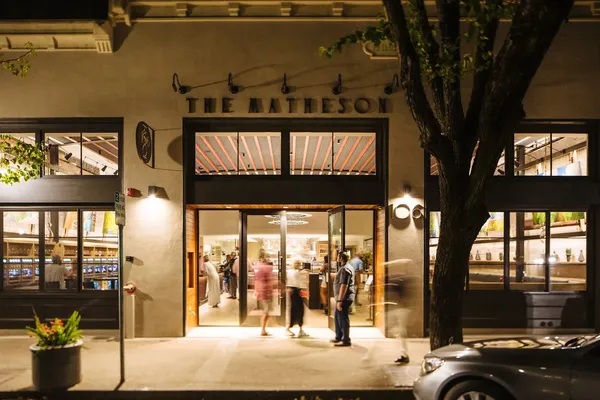 The Matheson Healdsburg wine country restaurant
