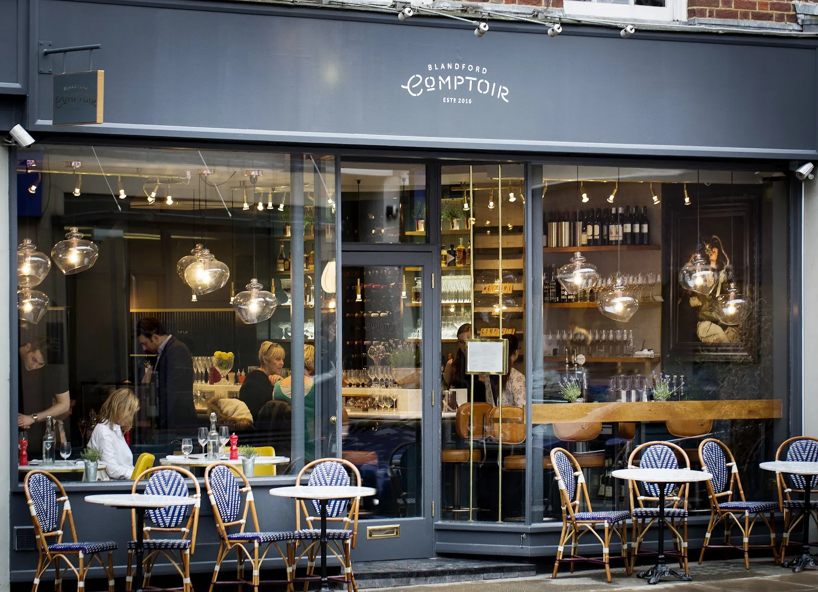 BLANDFORD COMPTOIR London — Marylebone dining room