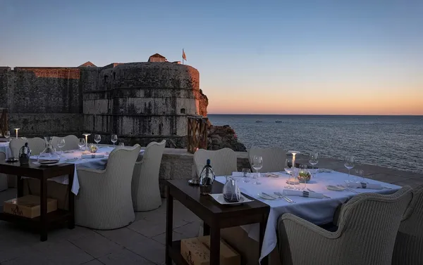 Nautika Dubrovnik seafood Adriatic terrace romantic seafood