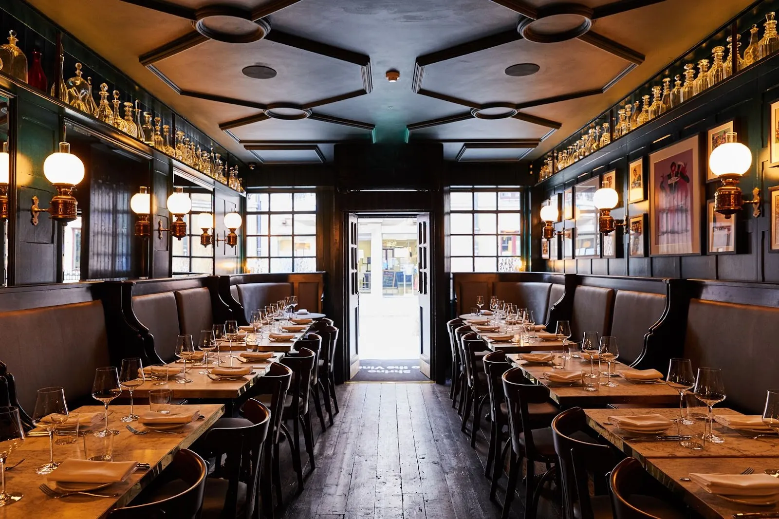 Noble Rot Soho London, United Kingdom — Modern European / Wine dining room