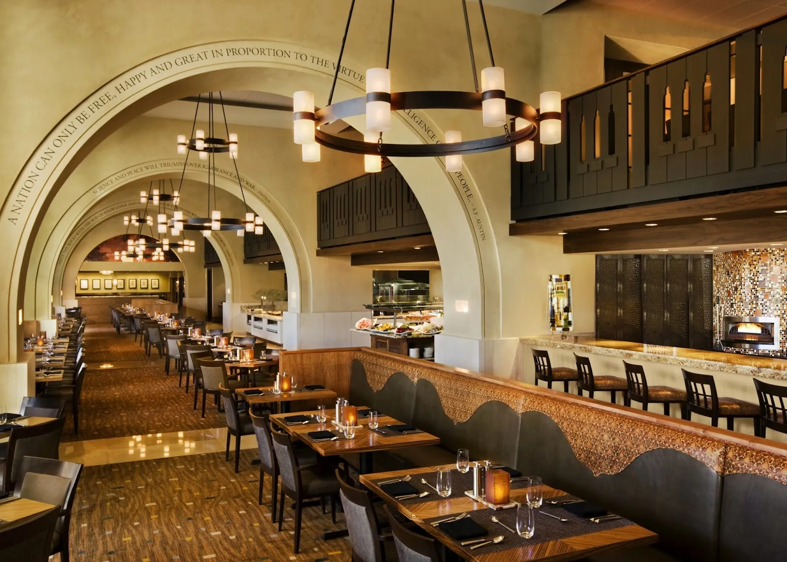 Carillon Austin Modern American UT Campus — AT&T Hotel & Conference Center dining room