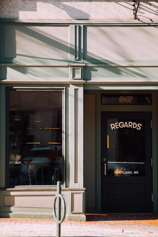 Regards Portland Maine Arts District modern dining
