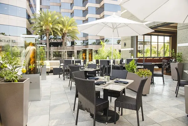 Andrei's Conscious Cuisine Irvine sustainable fine dining patio