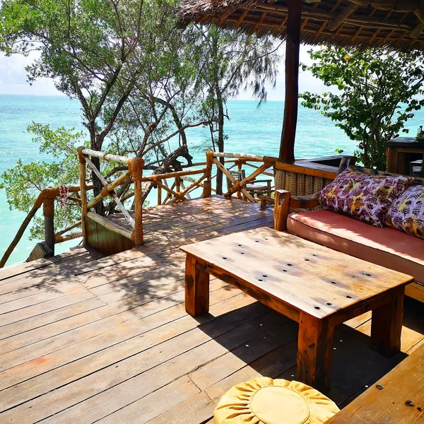 The Island Pongwe Bay Zanzibar coral islet Italian seafood