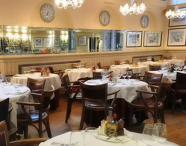 M Threadneedle Street grill room beneath the City of London