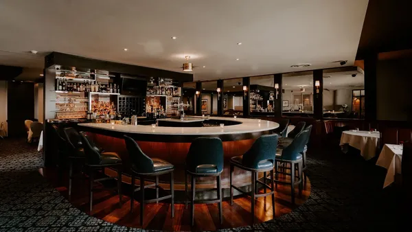 Dining room at Oliver's Restaurant, Delaware Avenue, Buffalo