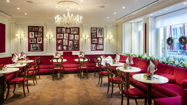 Café Sacher Salzburg classic Austrian coffeehouse interior