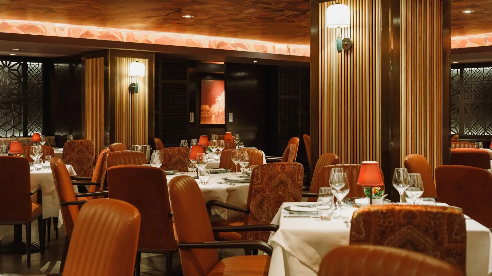 Dining room at Benares, Berkeley Square, Mayfair, London