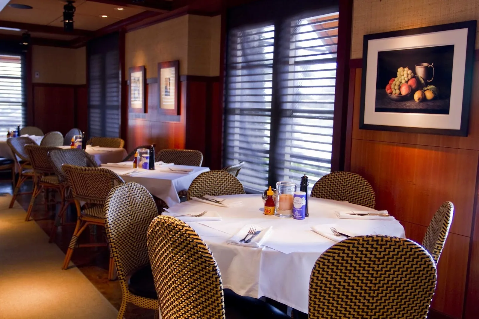 The Palm Beach Grill interior in Palm Beach