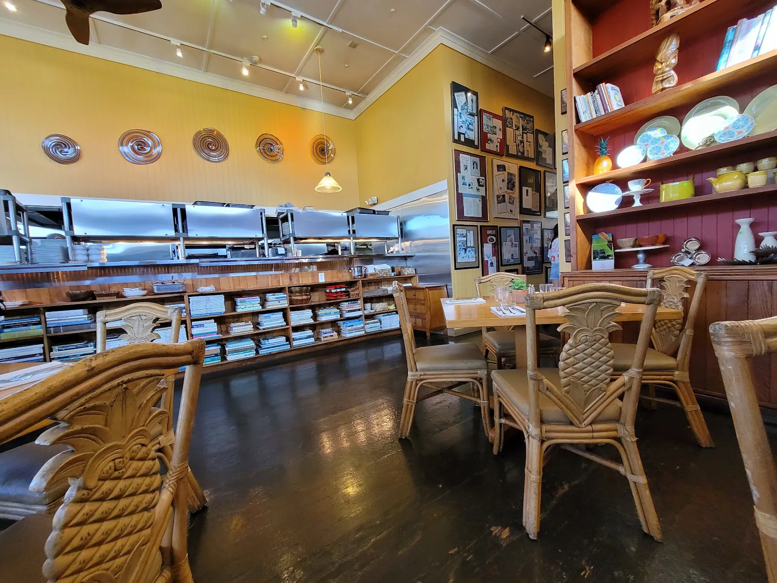 Plantation-store dining room at Hali'imaile General Store, Makawao, Maui