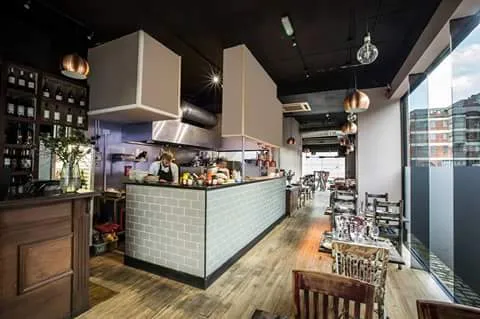 Dining room at Adelina Yard on Welsh Back, Bristol