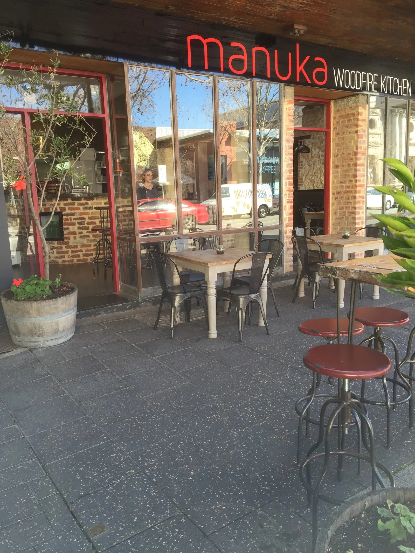 The 13-hour woodfired lamb shoulder at Manuka Woodfire Kitchen, High Street, Fremantle