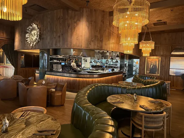 Filthy Animal Tempe interior jungle-themed steakhouse Mill Ave