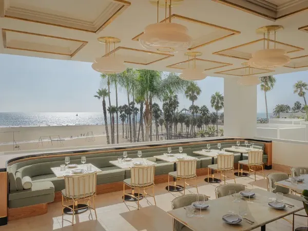 Orla restaurant Santa Monica coastal views