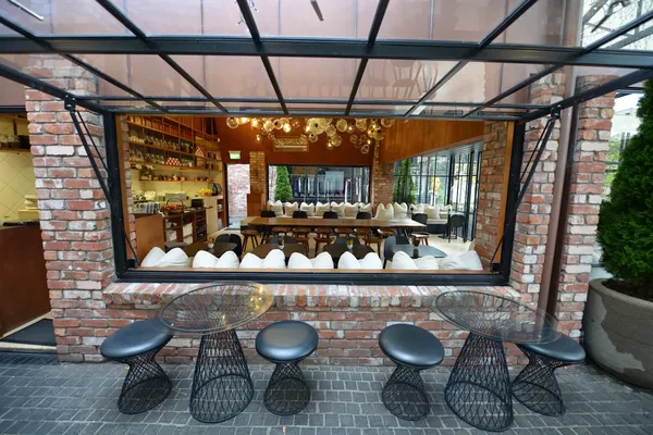 Ortolana restaurant Britomart Italian garden Auckland