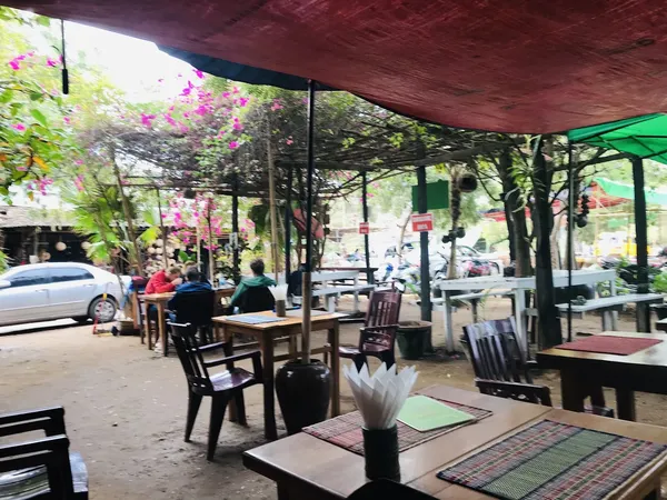 The Moon: Be Kind to Animals, New Bagan — 2001-founded vegetarian courtyard behind Ananda Temple
