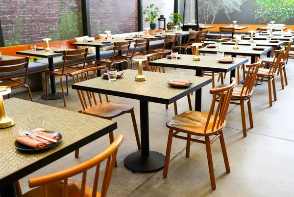Agnes Restaurant and Cheesery Pasadena firehouse interior