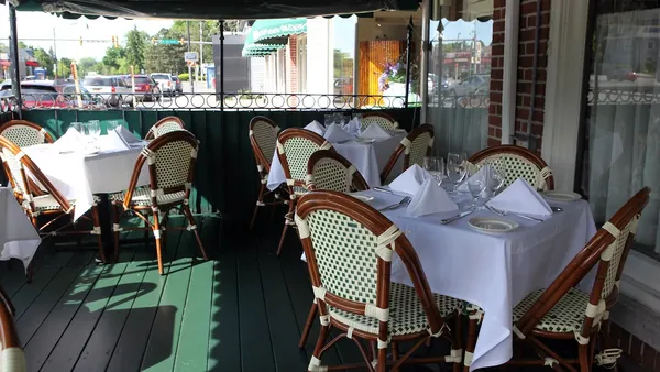 Bar and dining room at Hutch's, Delaware Avenue, Buffalo