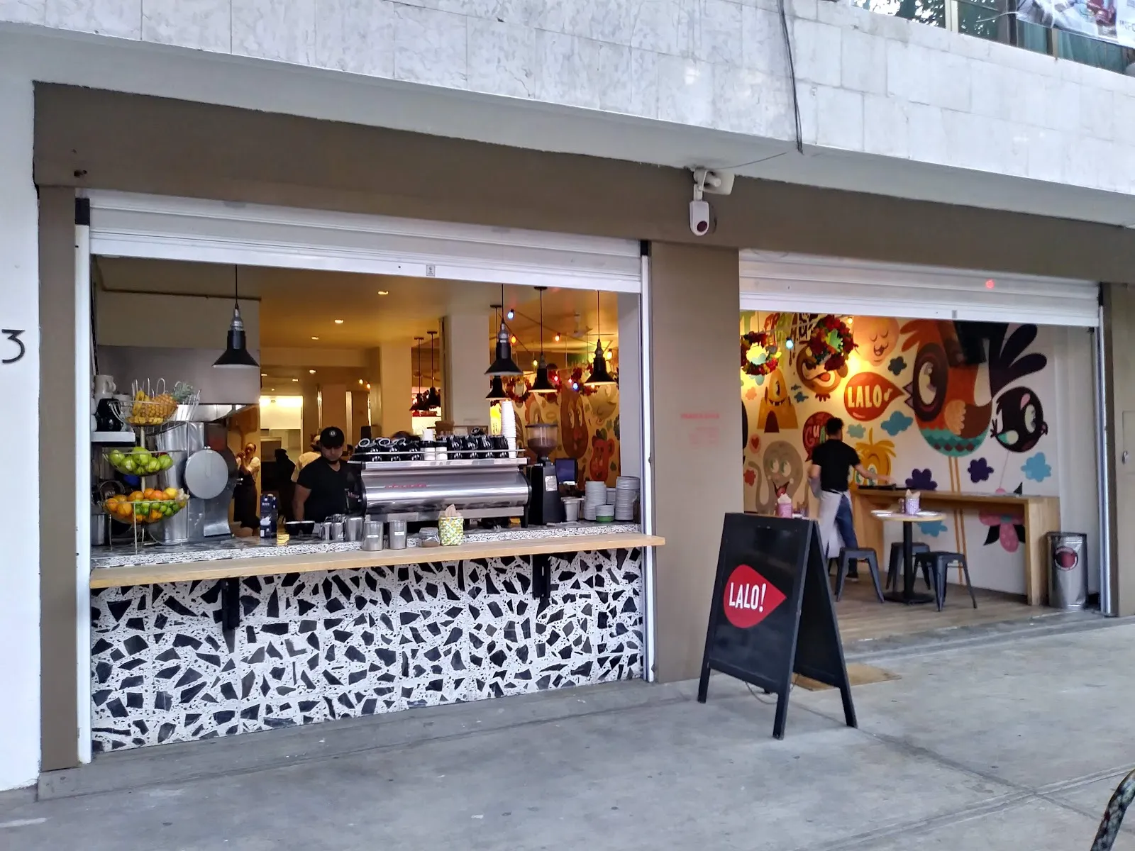 Lalo!, the all-day cafe at Zacatecas 173 in Roma Norte, Mexico City