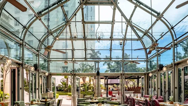 Nuestro Secreto Buenos Aires Recoleta Four Seasons Mansion garden parrilla open air asado restaurant interior