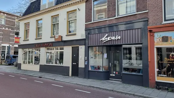 Restaurant La Diva Leiden Hooglandse Kerkgracht French tasting menu canal-side dining