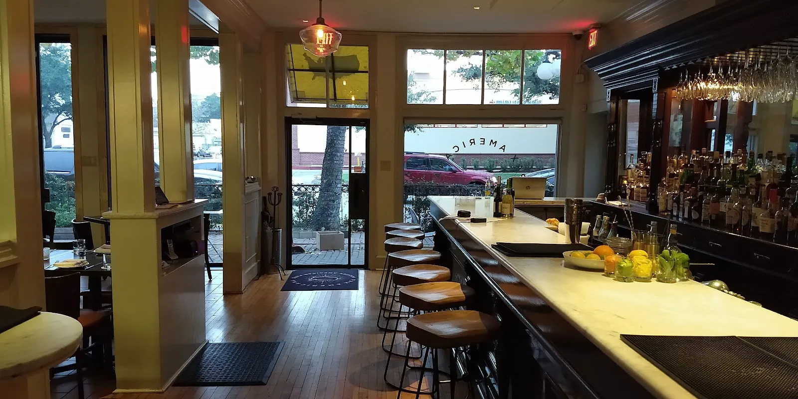 Pax Americana Houston Modern American Montrose — Montrose Boulevard dining room