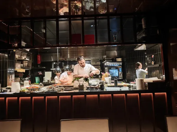 Omakase counter at Sankai by Nagaya, Beyoğlu, Istanbul