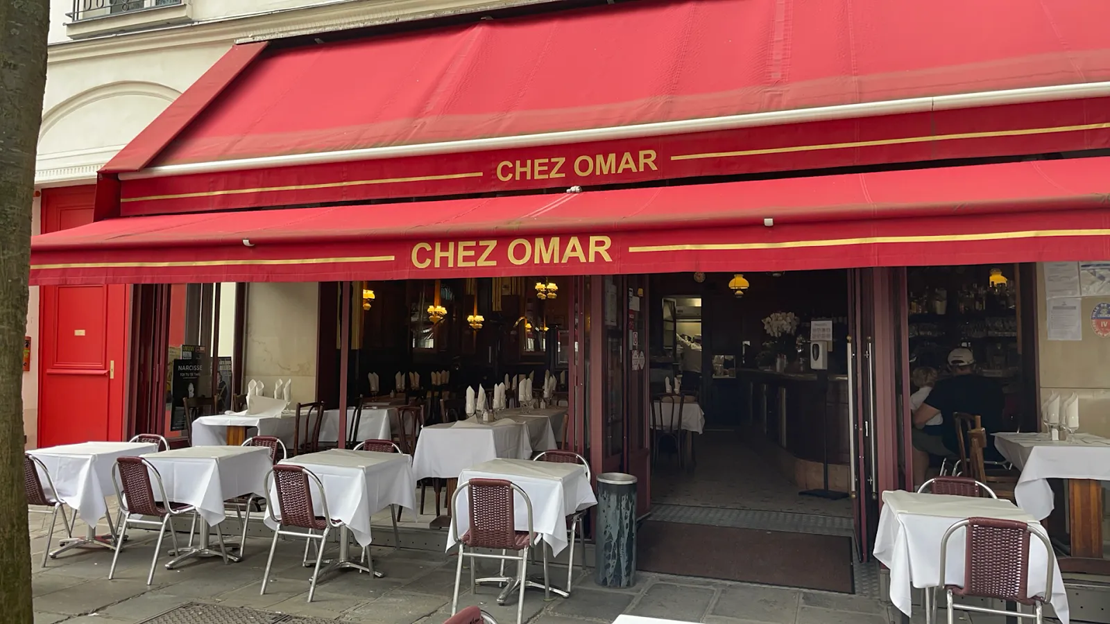 Couscous royale at Chez Omar, rue de Bretagne, Le Marais, Paris