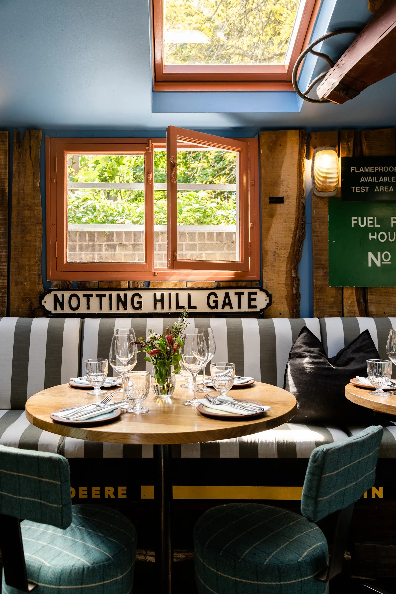 THE SHED London — Notting Hill dining room