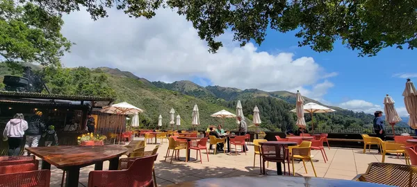Cafe Kevah Big Sur outdoor terrace ocean view