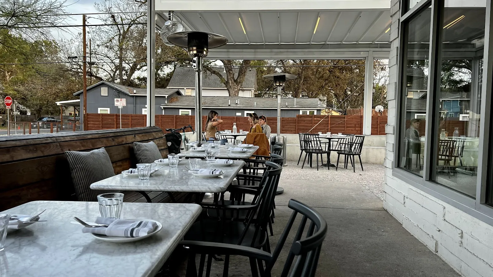 The plancha burger at Launderette, Holly Street Austin