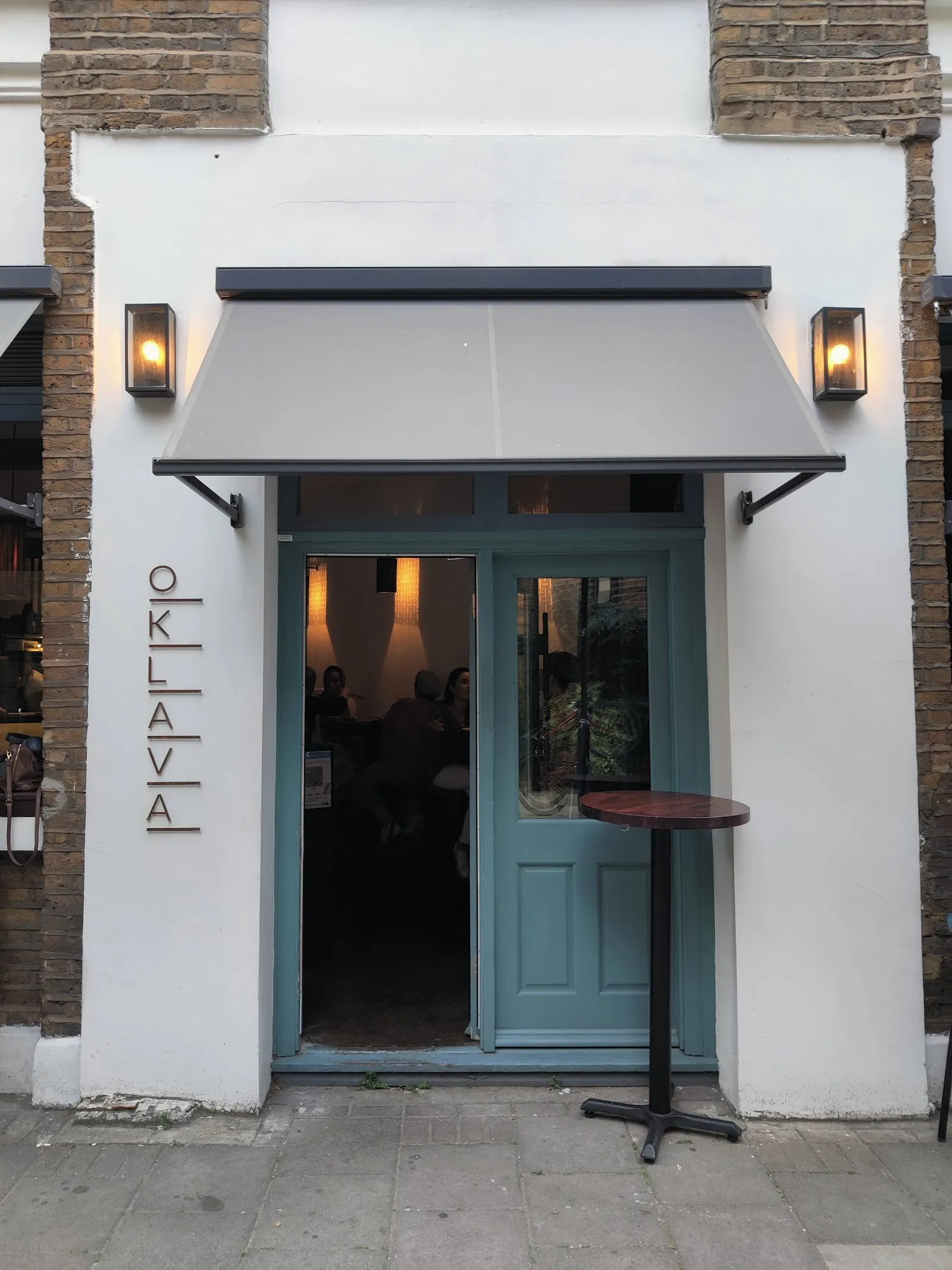 OKLAVA London — Shoreditch dining room