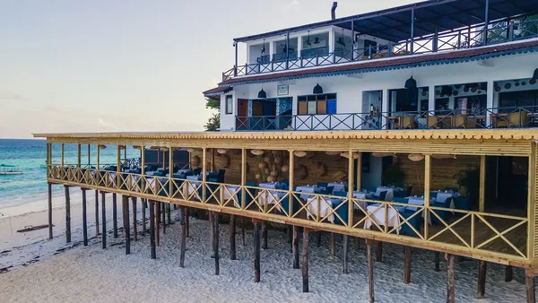 Z Hotel rooftop infinity pool Stone Town Zanzibar