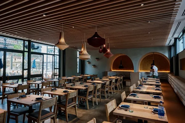 Ladino San Antonio Pearl District Mediterranean grill interior