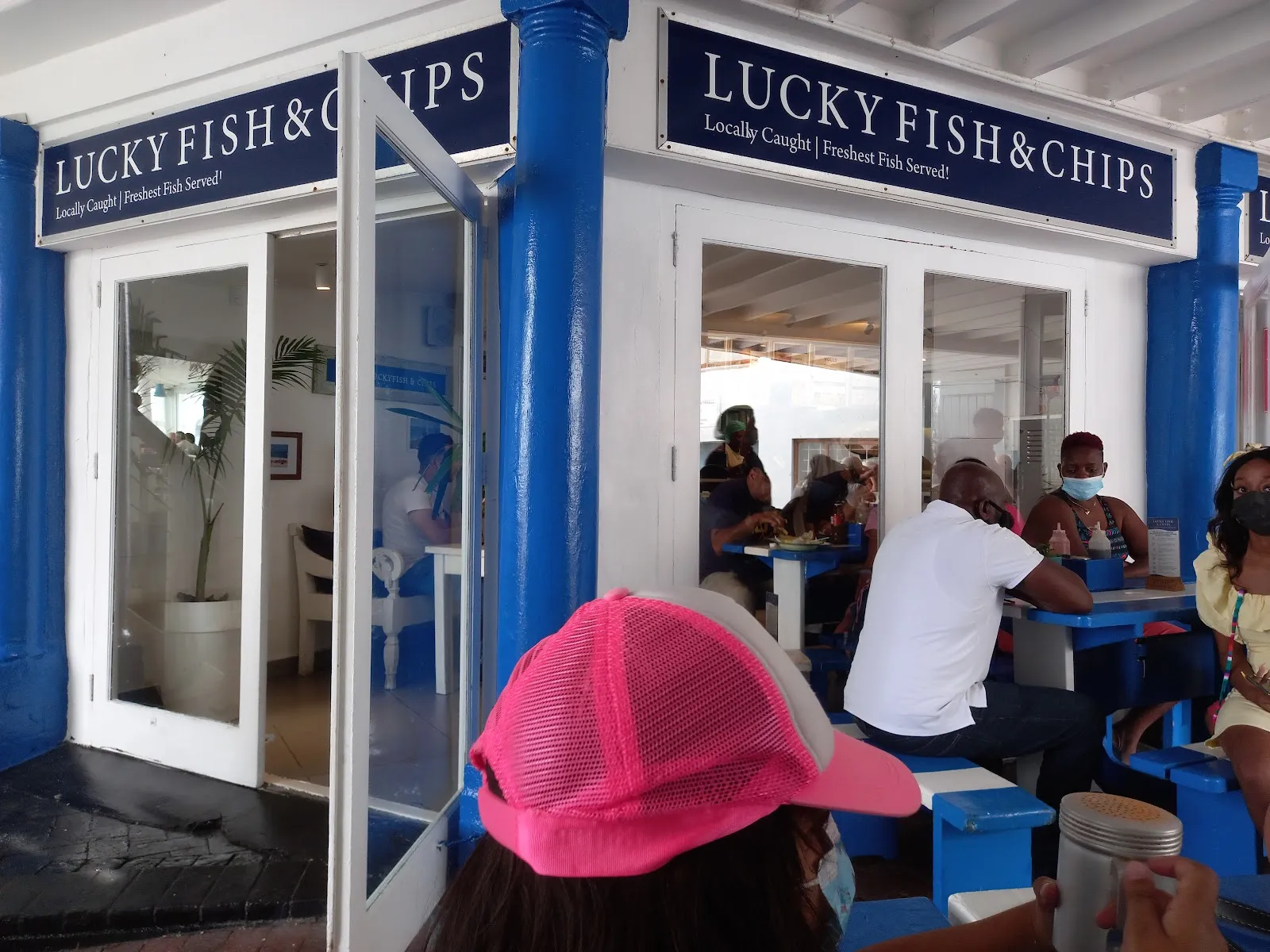 Lucky Fish & Chips interior in Cape Town