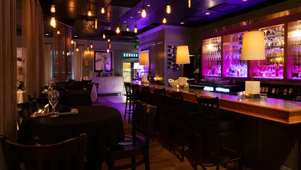 Evangeline's restaurant Tuscaloosa fine dining interior