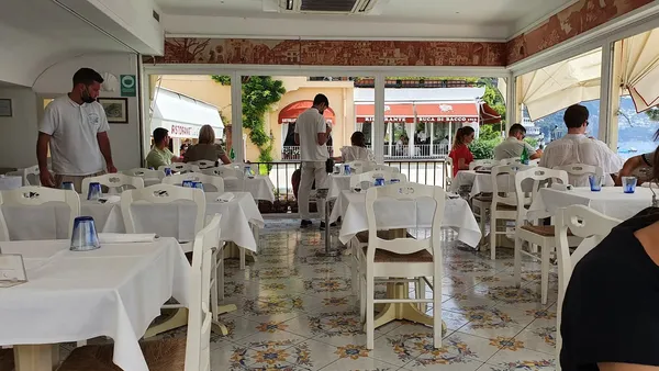 La Cambusa Positano seafood restaurant Marina Grande terrace
