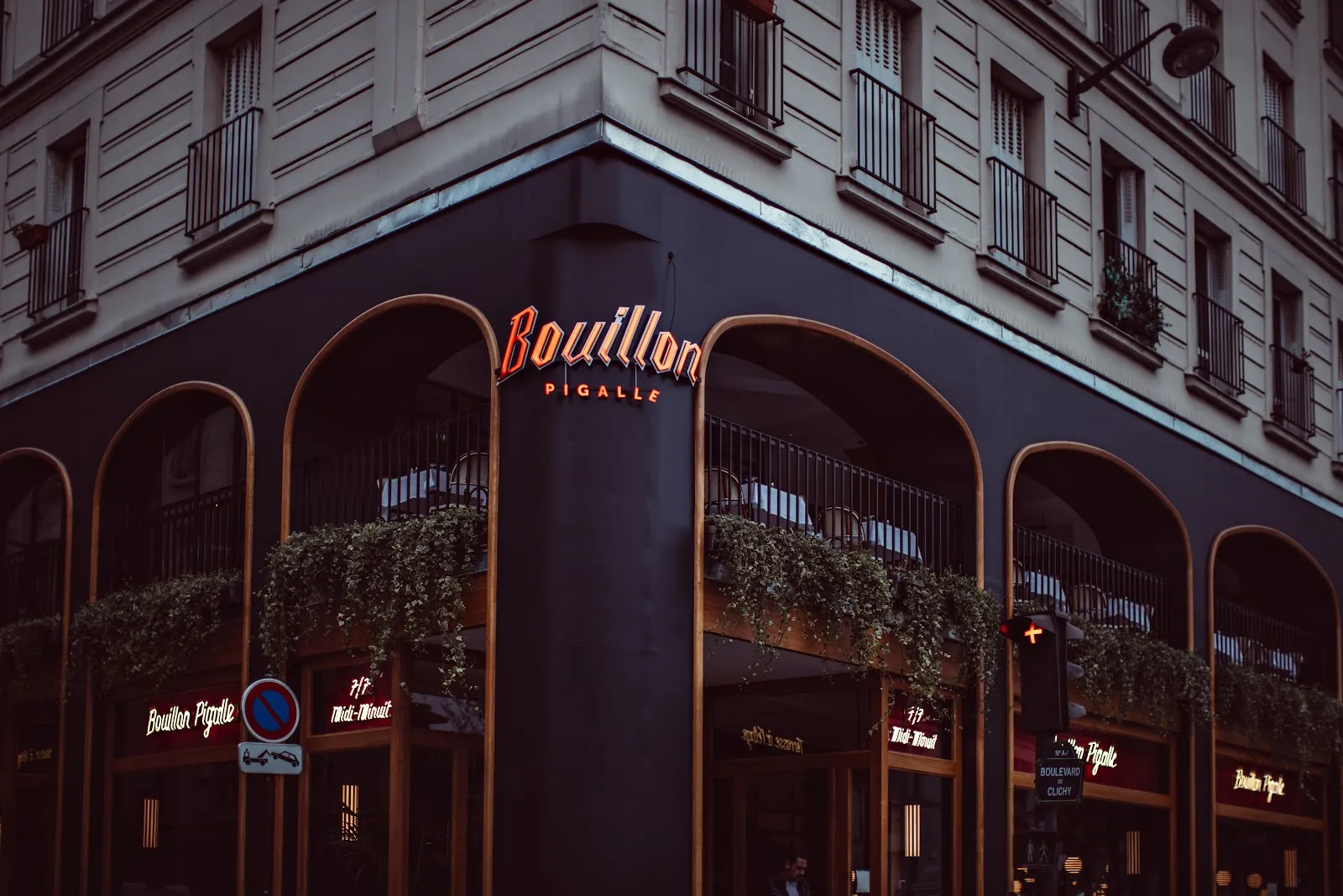 Classic French dishes at Bouillon Pigalle, boulevard de Clichy Paris