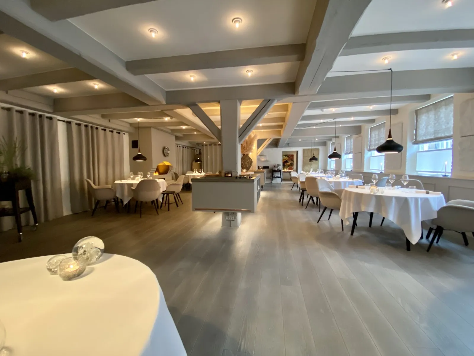 The dining room at Jordnaer, Gentofte Copenhagen