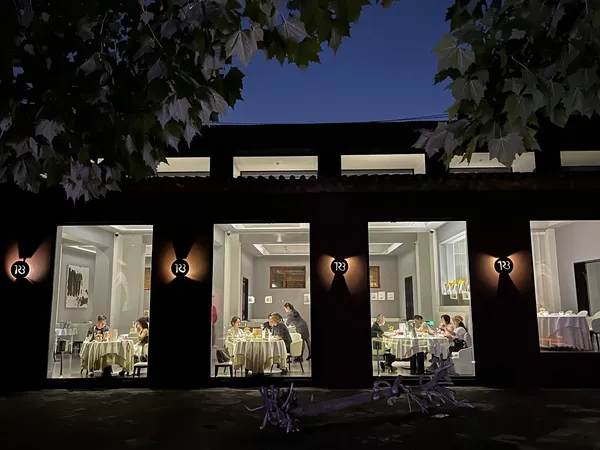 TRB Hutong Beijing French restaurant ancient temple courtyard interior