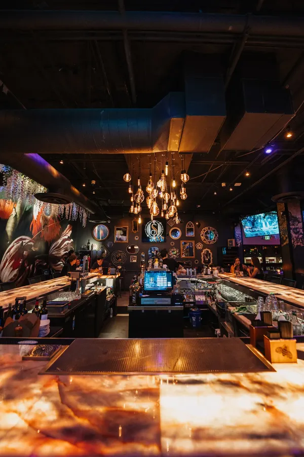 Society restaurant Tempe Italian Mediterranean University Drive lively interior