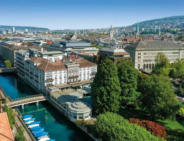 Pavillon at Baur au Lac hotel, Zurich — elegant glass rotunda dining