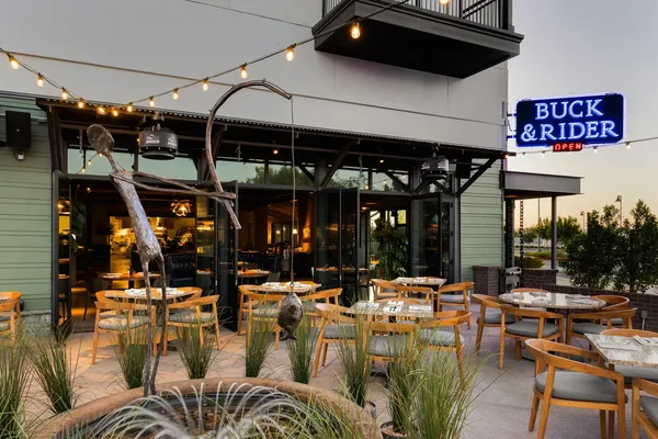 Buck and Rider Gilbert Arizona fresh seafood raw bar upscale interior
