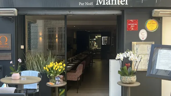 Mantel Cannes chef Noël Mantel French restaurant