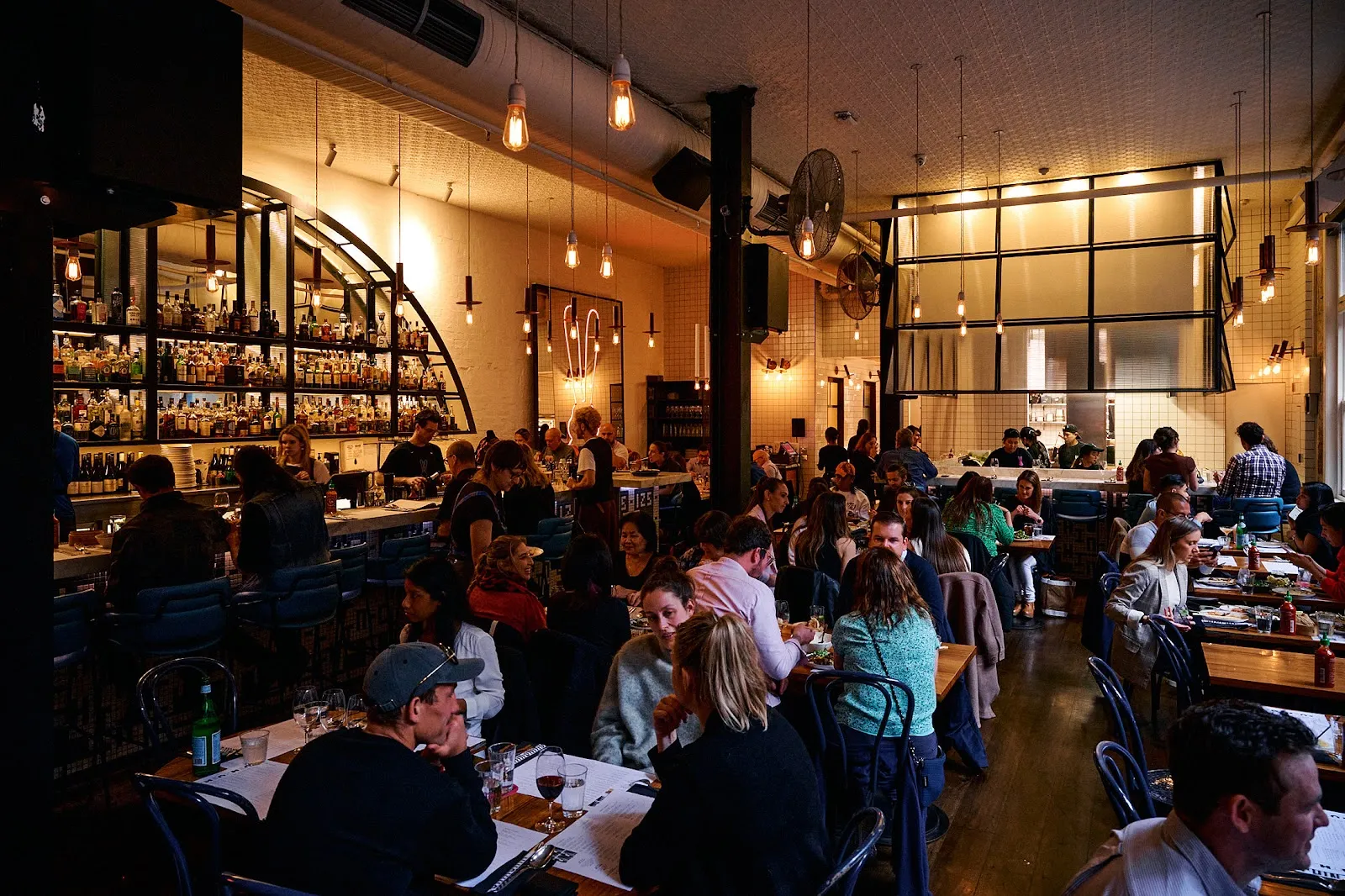 A busy family Italian trattoria on Lygon Street in Carlton, Melbourne